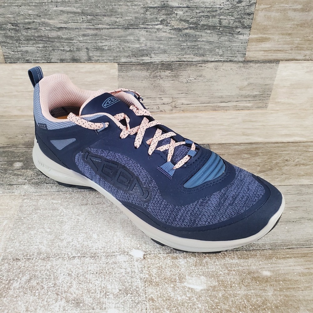 KEEN Terradora Flex Hiking Shoes Womens Sz 9 Vintage Indigo Peachy Waterproof